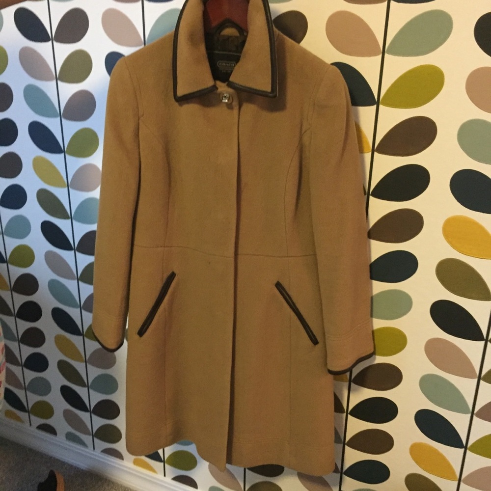 Coach wool coat.